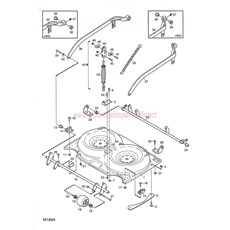 MOWER DECK 92 cm FRAME spare parts