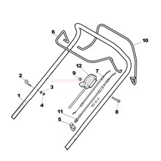 Handle, Upper Part spare parts