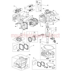 ENGINE-Series 5500 (WBE0704) CYL HEAD-DIPSTICK spare parts