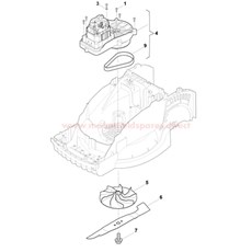 Electric Motor and Blade spare parts