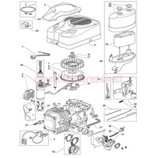 ENGINE-Series 7750 (TRE0801) AIR FILTER spare parts