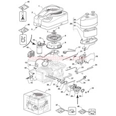 SERIES 7750 (TRE0801) AIR FILTER-CARB spare parts