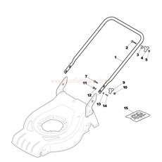 Handle, Lower Part spare parts