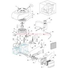 ENGINE-WBE0702 RECOIL-FUEL TANK spare parts