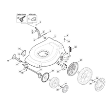 Deck and Height Adjusting spare parts