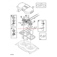 MOWER DECK 92 cm TRANSMISSION spare parts