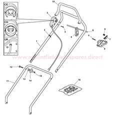 Handle,Upper Part spare parts