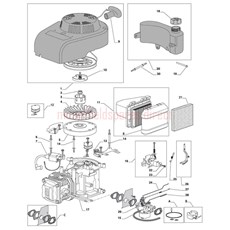 ENGINE-RM45 RECOIL-FUEL TANK spare parts