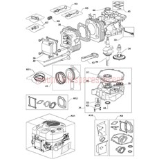 ENGINE-WM16 CYLINDER HEAD spare parts