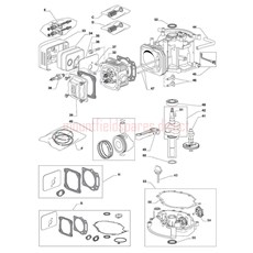 ENGINE-RM45 CYLINDER HEAD spare parts