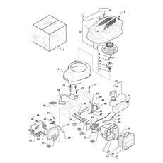 Engine - Carburettor, Tank spare parts