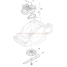 Electric Motor and Blade spare parts