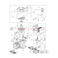 ENGINE-WBE0701 RECOIL-FUEL TANK spare parts