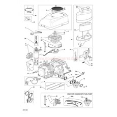 GGP-ENGINE WM 14 (432 cc) spare parts