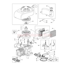 ENGINE-WBE0702 RECOIL-FUEL TANK spare parts