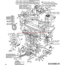 DRIVE SYSTEM, ENGINE PULLEY, PEDAL, REAR WHEELS spare parts