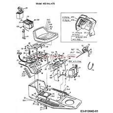 DASHBOARD, SEAT, FUEL TANK spare parts