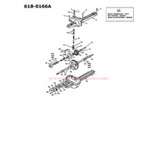 GEARBOX 618-0166A spare parts