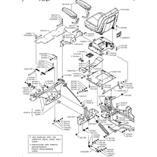 TWO-POINT LINKAGE & SEAT(from s/n 682608 from 2019) spare parts