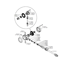 FRONT DIFFERENTIAL(from s/n 344001 to s/n 537310 from 2005 to 2011) spare parts