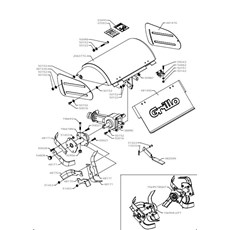 COVER AND TILLER 50CM (from sn 715126 from 2021) spare parts