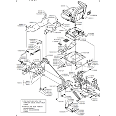 TWO-POINT LINKAGE & SEAT(from s/n 609439 to s/n 677862 from 2016 to 2019) spare parts