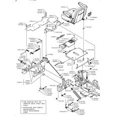 TWO-POINT LINKAGE & SEAT(from s/n 567583 to s/n 609438 from 2013 to 2019) spare parts