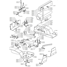 FRAME(from sn 129701 from 1986) spare parts