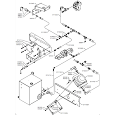 RADIATOR HYDRAULIC INSTALLATION(from s/n 564371 from 2012) spare parts