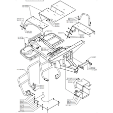 FRAME(from s/n 344001 from 2005) spare parts