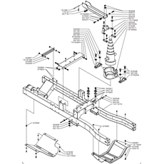 FRAME(s/n 344001 to s/n 344032 from 2005 to 2006) spare parts