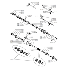 GEAR BOX(until s/n 563889 from s/n 536678 to s/n 563889 from 2010 to 2012) spare parts