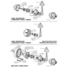 CLUTCHES (from sn 228001 from 1996) spare parts