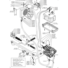 COOLING SYSTEM(from s/n 344001 from 2005) spare parts