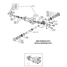 TILLER GEARBOX (from sn 680265 from 2019) spare parts