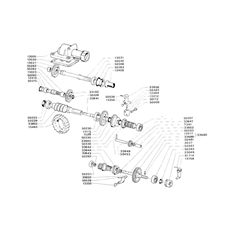 GEAR BOX 1(from sn 157716 to sn 190643 from sn 157716 to sn 190643 from 1990 to 1995) spare parts