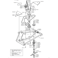 TRANSMISSION FOR 132 cm CUTTING DECK(from s/n 536089 from 2010) spare parts