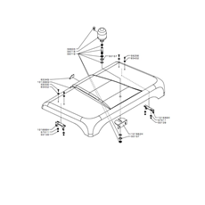 ROOF(from s/n 344001 from 2005) spare parts