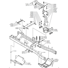 FRAME(s/n 344501 to s/n 344519 from 2005 to 2006) spare parts