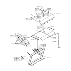 WINDSCREEN(from s/n 536678 from 2010) spare parts