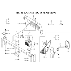 LAMP SET (G TYPE-OPTION)(1728-660A-0100) spare parts