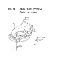 DECK/FAN SYSTEM spare parts