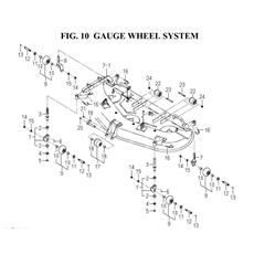 GAUGE WHEEL SYSTEM(8655-501D-0100) spare parts