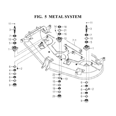 METAL SYSTEM(8654-301D-0100) spare parts