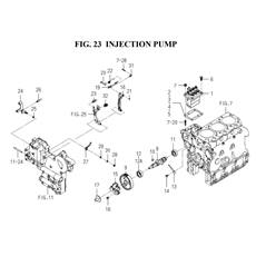 INJECTION PUMP (6005-510X-0100) spare parts