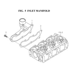 INLET MANIFOLD (6005-120-0100) spare parts