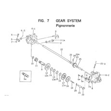 GEAR SYSTEM spare parts