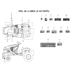 LABEL (CAUTION) (1728-903-0100) spare parts