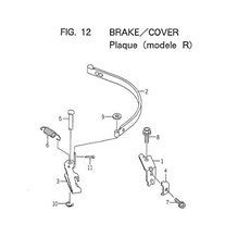 BRAKE/COVER spare parts