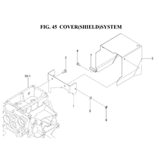 COVER(SHIELD)SYSTEM(1845-520-0100) spare parts